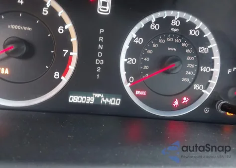 2008 Honda Accord 2.4 Ex-L из США, поврежденный, VIN 1HGCP26808A090744